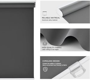 Bahar ekran zincirsiz akülü otomatik Up satın Shades stor perdeler tonları için pencere perdesi - Product Image 4