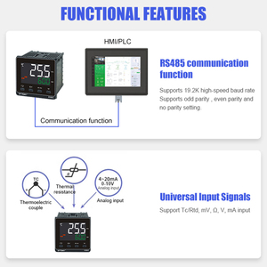 Rs485 Kommunikation Modbus Thermostat PID-Regler Temperatur regler - Product Image 5