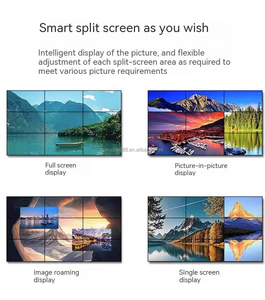 BOE/LG 4K büyük HD LED ekran LCD ekleme ekran sergi salonu dijital tabela görüntüler için dar kenar dikişsiz izleme - Product Image 6