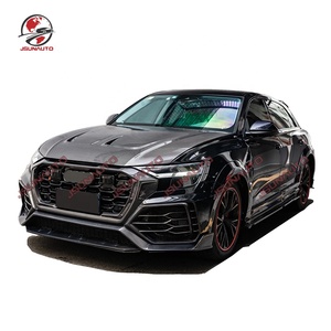 ชุดบังโคลนหน้าสำหรับรถยนต์ Audi Q8แปลง Msy สไตล์คาร์บอนไฟเบอร์ชุดบังโคลนกว้างสำหรับ RS-Q8กันชนหลังลิ้น - Product Image 1
