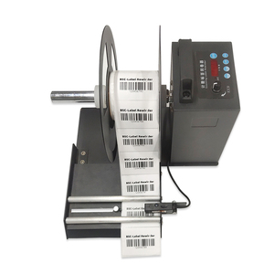 Rebobinadora de etiquetas con contador, máquina contadora rebobinadora de etiquetas de 150mm, máquina contadora rebobinadora de etiquetas de mm