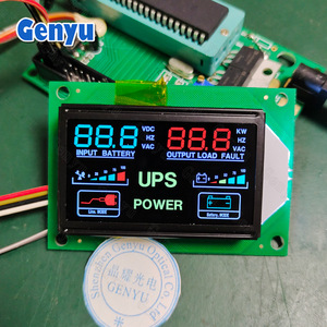 Benutzerdefinierte lcd display 16 segment tn lcd 14 Segment große 7 Segment Lcd Display Digit HTN STN Monochrome Display