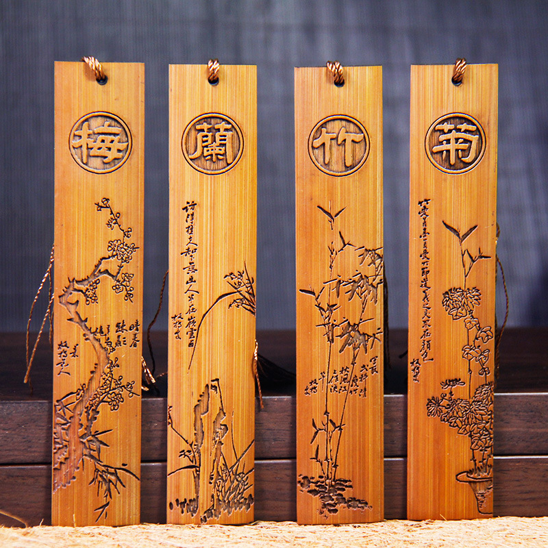 Natural bamboo wood color