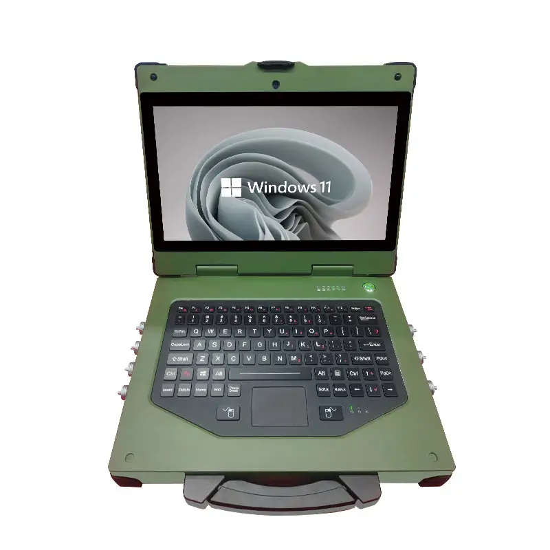 Industrieller tragbarer Computer 14,1 Zoll IP65-Grad wasserdicht Alles-in-einem robuster Laptop