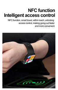 2025นาฬิกาอัจฉริยะ HK80ระบบสั่งงานด้วยเสียง NFC นาฬิกาอัจฉริยะโหมดกีฬาหลายโหมดการหายใจการตรวจสอบการนอนหลับ IP67นาฬิกาอัจฉริยะกันน้ำ - Product Image 5