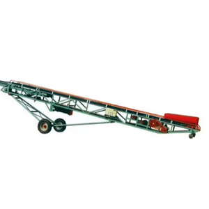 Transportador telescópico de correa para descarga de carga de alimentación de trigo/grano/soja, transportador portátil de longitud ajustable - Product Image 1
