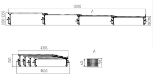Transportador de carga y descarga de camiones, transportador de rodillos extensible flexible telescópico de gravedad para contenedores de uso industrial
