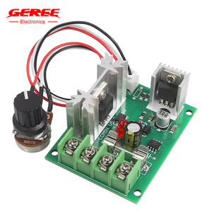 DC12V/24V PWM Motor drehzahl regler 120W Hochleistungs-Mikro motor mit variabler Drehzahl 10A Stufenloser Regler mit Sicherung - Product Image 1
