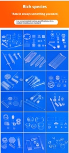 Tubo di vetro di quarzo composto SIO2 da laboratorio provetta bocca di macinazione strumento di lavorazione categoria di prodotto quarzo - Product Image 3