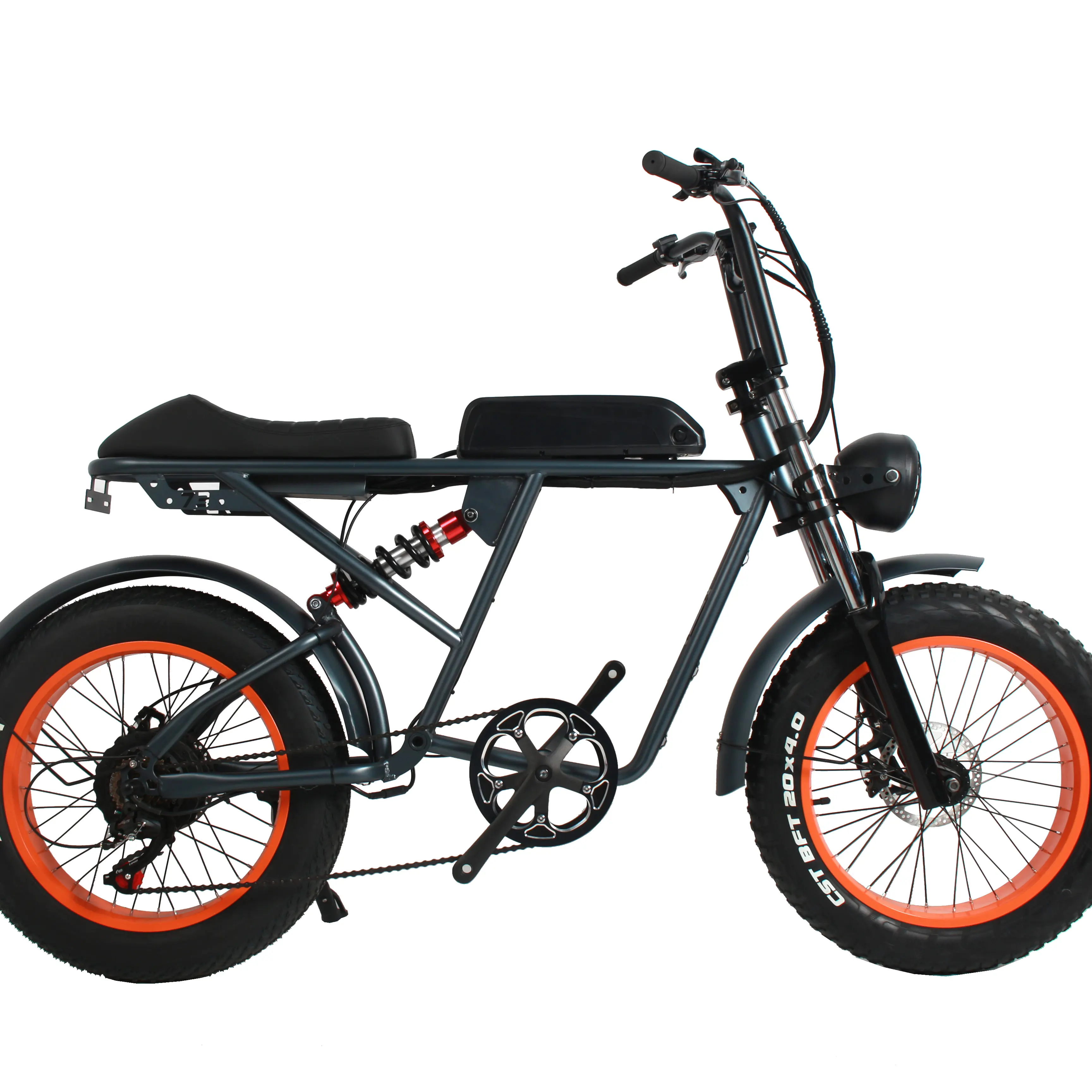 Chopper elétrico de bicicleta, de alta velocidade, ciclo de bateria de bicicleta, 48v, 500w, furto