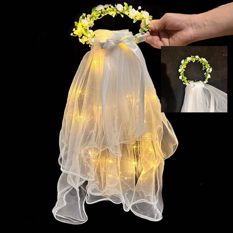 Forest Foam Garland-Warm Lights