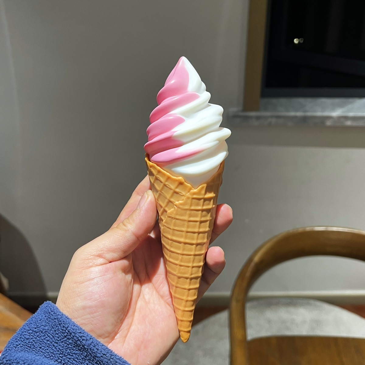 Pink and white