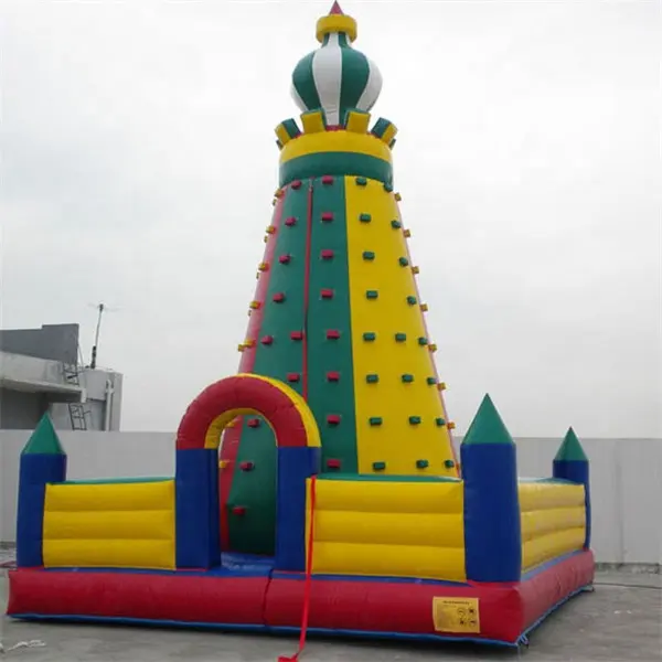 Comercial rock escalada pared Venta caliente escalada juego inflable roca B6021