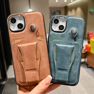 新しい到着<span class=keywords><strong>PU</strong></span>レザー携帯電話ケースiPhone 15 Pro Max耐衝撃性カードホルダーウォレットカバーシェル