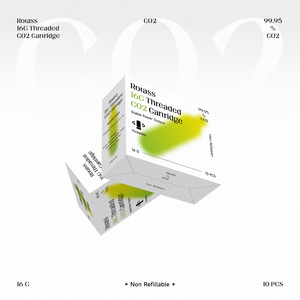 Rotass 16G Threaded CO2 Cartridge kim loại nhỏ Carbon Dioxide xi lanh Canister - Product Image 6