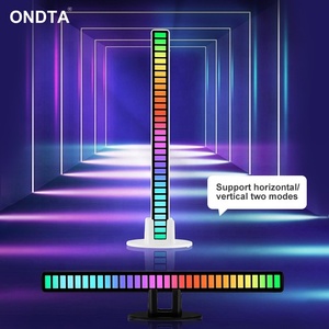 リアクティブコントロールLED音楽LEDライトリズムライトリズムサウンドライト充電式RGB音声譜面台 - Product Image 1