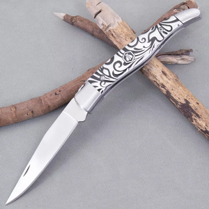 Cao Cấp Pháp Phong Cách Đa Năng Gấp Dao Thép Không Gỉ Survival Dao Nhôm Xử Lý DIY Tùy Chỉnh OEM - Product Image 3