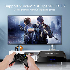 X96 Max Plus การถอดรหัสวิดีโอ Ultra 8K S905x4กล่องทีวี Android X96 Max Android 11 2.4G 5G WiFi Set Top Box - Product Image 5