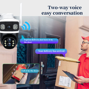 10x ซูมกล้องเลนส์คู่ 12V เซ็นเซอร์ PIR เครือข่ายไร้สาย WIFI 8mp 360 มือถือกลางแจ้ง 4G กล้อง - Product Image 3