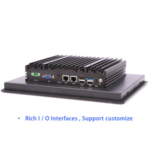 IP65 Industrial Pc 4 Ethernet Embedded Computer Touch Panel PC para Windows Quad Core J1900 2,0 GHz DDR3 4GB Stock Touch 1024x768 - Product Image 5