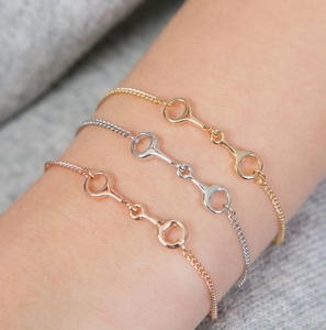Thời trang phụ nữ mạ vàng ngựa cưỡi ngựa <span class=keywords><strong>snaffle</strong></span> <span class=keywords><strong>bit</strong></span> Vòng đeo tay ngựa người yêu Cưỡi Ngựa đồ trang sức quà tặng horebit Vòng đeo tay - Product Image 2