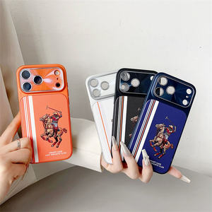 מועדון אבירים עור מגנטי מחשב נייד מקרה טלפון נייד Iphone 17 אוויר 16 אוויר מקסימום עדשות זכוכית מותג פולו פו העליון בחזרה tpu - Product Image 3