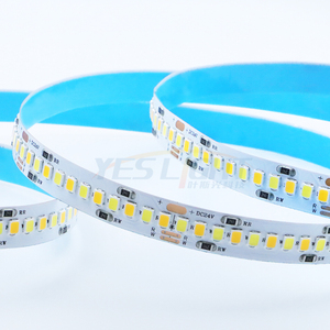 ไฟแถบ <span class=keywords><strong>LED</strong></span> แบบสองสี CCT ขนาด 10 มม. 240 ดวง ใช้ไฟ DC 24V ชิป SMD 2835 สีขาวอบอุ่นและสีขาว - Product Image 4