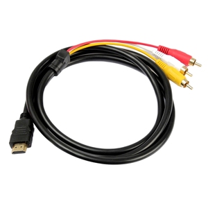 1.5米公到3 RCA 3影音视频组件转换电缆适配器，用于DVD HDTV STB 1080P - Product Image 2