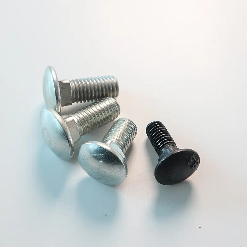 Hebei Fasteners Factory Boulon de chariot à tête ronde prune nickelée de haute qualité 10.9