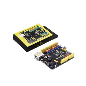 KEYESTUDIO süper ATmega328P-AU geliştirme kurulu Pin başlık arayüzü ile Arduino UNO R3 için uyumlu