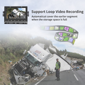 Portable Wireless IPS <strong>Backup</strong> <strong>Monitor</strong> Touch Screen Dashboard for Truck Reverse Assistance Blind Spot Detection Split Feature - Product Image 5