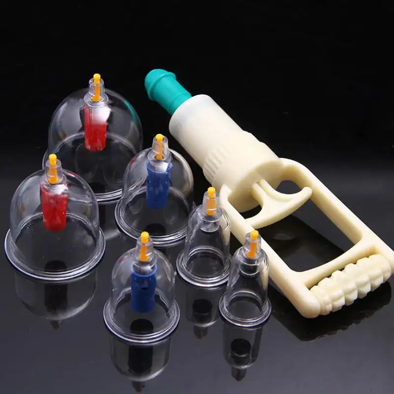 6 Cups Acupuncture Massage Device Vacuum Cupping Set