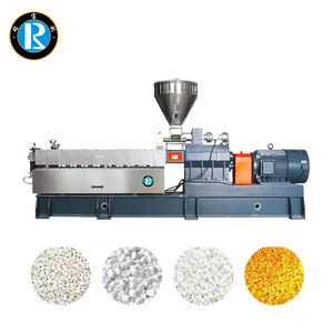 Ruibaoli Gummi Kunststoff Granulat Compound ing Extrusion Große industrielle Doppels ch necken <span class=keywords><strong>extruder</strong></span> Maschine für PP PP Recycling Kunststoff