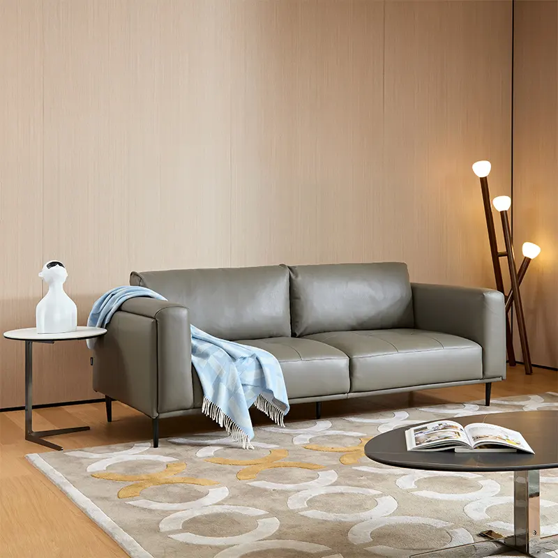 FINNNAVIANART Ensemble de canapés de salon en cuir de luxe de haute qualité meubles 3 2 1 ensemble de canapés inclinables design