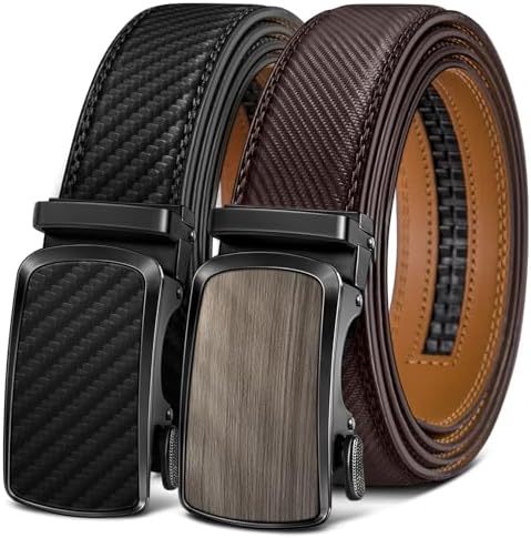 Taille ajustable 86-102 cm - Lot de 2 - Noir/Marron foncé 4604