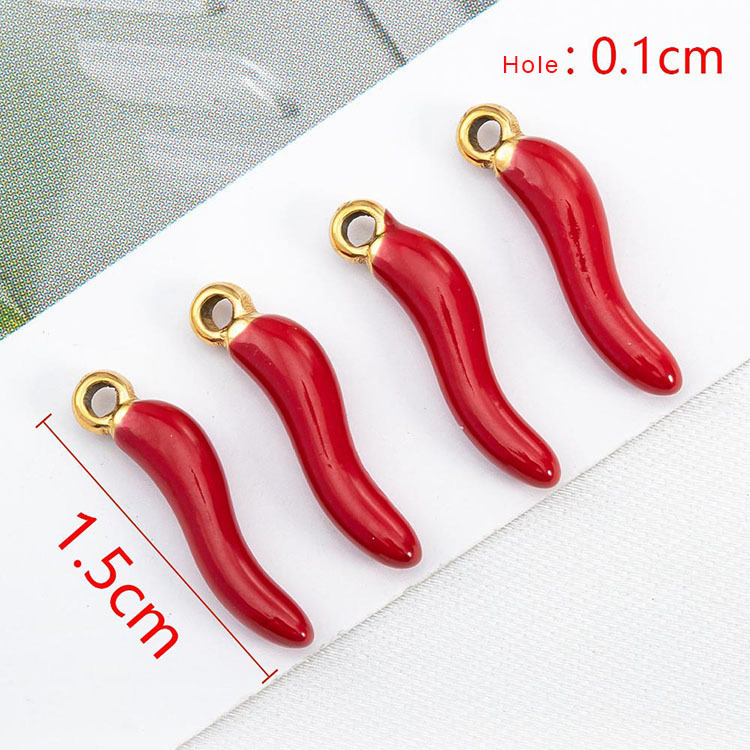 15mm gold/red