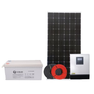 家庭用DIY混合太阳能套件3KW 3KVA屋顶电力和可持续生活地面太阳能解决方案 - Product Image 2