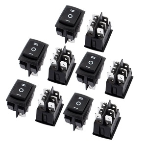 250V/6A 125V/10A 6 Pin Rocker anahtarı Dpdt açık kapalı SPST paneli dağı tekne geçiş anahtarı - Product Image 5
