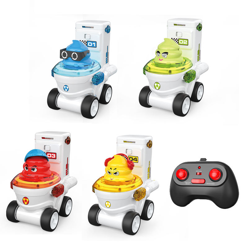 EPT1606569-2 pcs/ensemble Toilet RC Bumper Car (36 pcs/ctn)