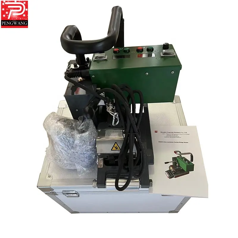 Máquina de solda de geomembrana, forro de revestimento de tecido geomêxtil de pvc comet, máquina de solda de costura
