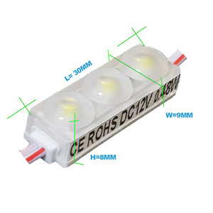 ホット販売0.48W12VミニLEDモジュール高ルーメン3SMD 2835 IP67 LEDモジュール160度照明 - Product Image 3