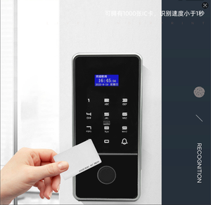 Outdoor Standalone Smart Door <strong>Lock</strong> Access Control <strong>System</strong> with Waterproof Touch <strong>Keypad</strong> Finger Scan Customizable OEM Logo Support