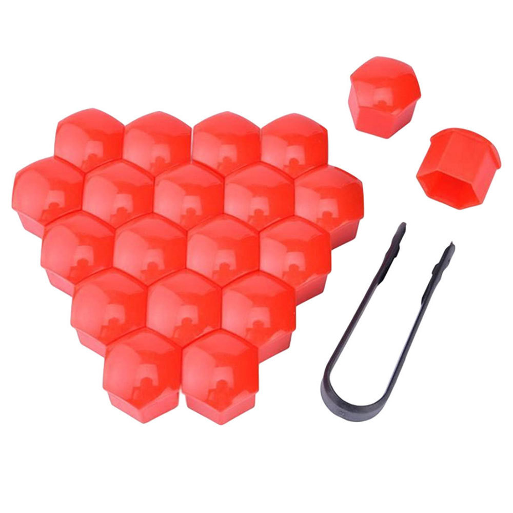 19mm 20pcs rouge + pince