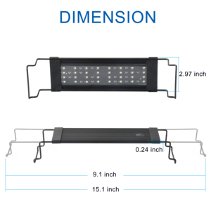 Op Afstand Bestuurbare Aquarium <span class=keywords><strong>Led</strong></span> Licht Full Spectrum Fish Tank Verlichting Aquarium Verlichting Voor Levende Plant Tank - Product Image 2