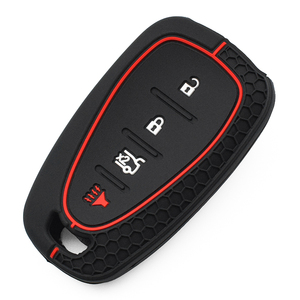 ソフトシリコーンキーカバーケースC-hevyトラバースクルーズ用C-hevrolet Equinoxマリブ4ボタンSilverado車スマートキー - Product Image 1