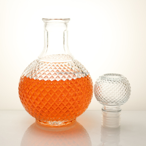 Bán Hot 250Ml 500Ml 1000Ml Rõ Ràng Hình Cầu <span class=keywords><strong>Glass</strong></span> Wine <span class=keywords><strong>Bottle</strong></span> Bóng <span class=keywords><strong>Shape</strong></span> Whiskey Chai Thủy Tinh Decanter Chai Với <span class=keywords><strong>Glass</strong></span> Nắp - Product Image 3
