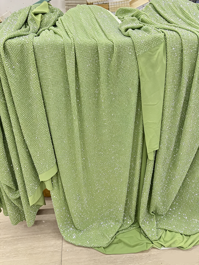 light green+ crystal stone