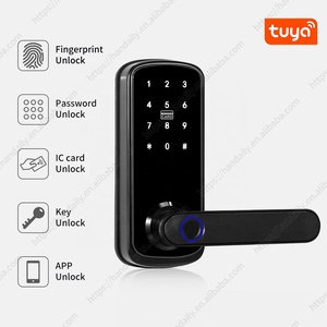ล็อคนิรภัยดิจิตอล cerradura inteligente Handle Tuya WiFi ttlock keyless RFID ล็อคประตูอัจฉริยะสำหรับประตูหลัก - Product Image 4