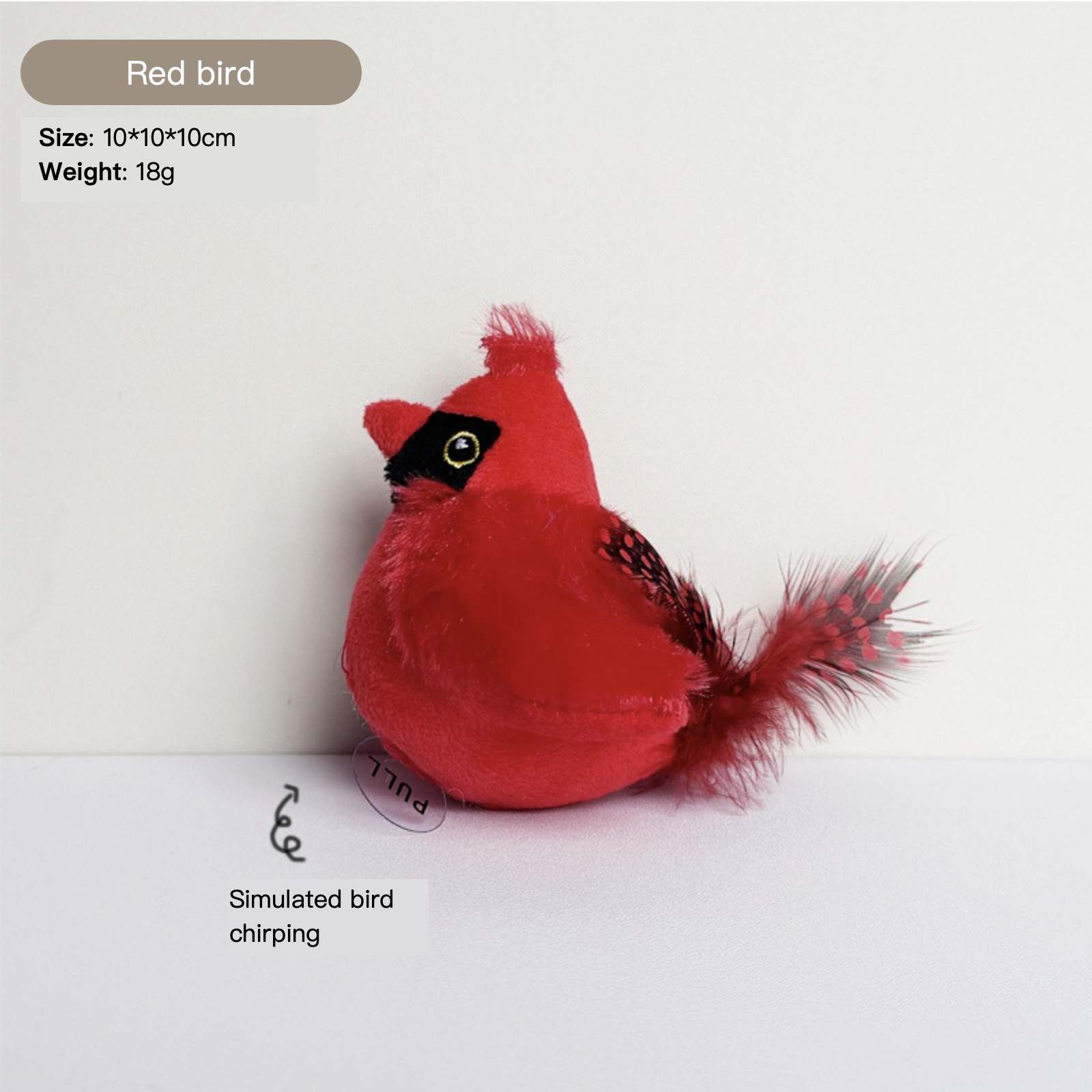 Red Squeaky Bird