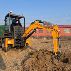 New Diesel 4x4 Mini Front Loader 1.5-2 Ton Rated <strong>Load</strong> Bucket Attachment CE EPA Engine Backhoe Excavator Loader Pump <strong>Core</strong> - Product Image 6